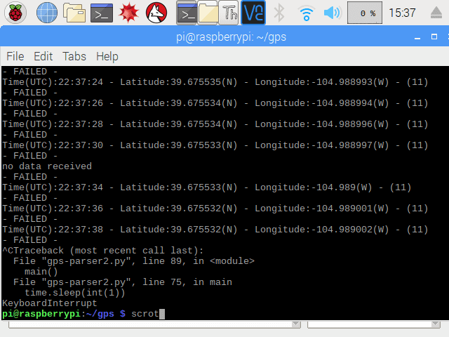 GPIO setup